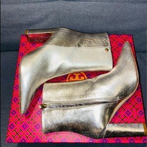 Tory Burch Metallic Boot (NWT)!